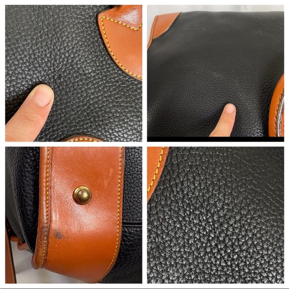 Dooney & Bourke AWL Leather Carry On Duffle Luggage Travel Bag R14 weekender - Picture 14 of 16